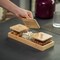 Basicwise Set of Glass Jars with Bamboo Lids and Wooden Tray – Charcuterie, Snack Organizer, and Fruit Platter for Party, Candy Jars, Cookies, Nuts, Fruits and Snack Box